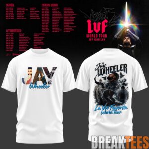 Jay Wheeler La Voz Favorita World Tour T-Shirt 4