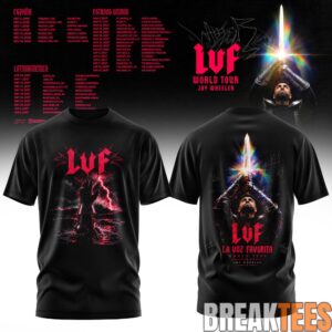 Jay Wheeler La Voz Favorita World Tour T-Shirt 7