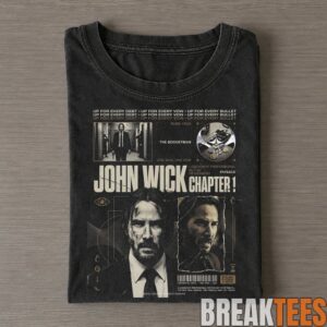 John Wick John Holding a Gun Chapter 1 Collage T-Shirt