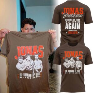 Jonas Brothers 2026 Burning Up All Over Again Cleveland T-Shirt