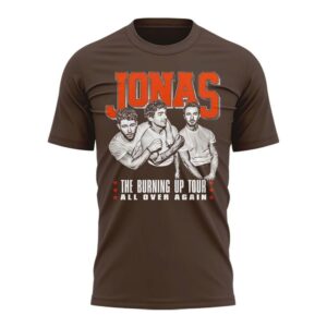 Jonas Brothers Burning Up All Over Again Cleveland T-Shirt 1