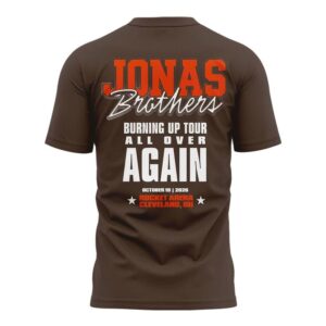 Jonas Brothers Burning Up All Over Again Cleveland T-Shirt 2