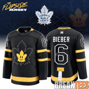 Justin Bieber x Toronto Maple Leafs Hockey Jersey 1