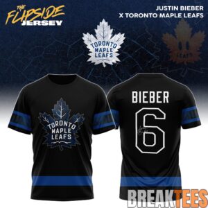 Justin Bieber x Toronto Maple Leafs T-Shirt 1