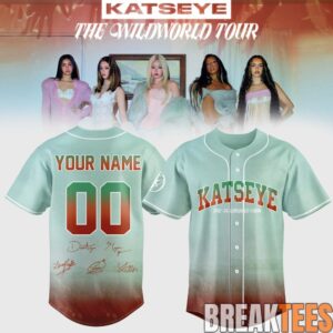 KATSEYE The Wildworld Tour Signed Baseball Jersey