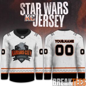 Kansas City Mavericks 2026 Star Wars Night Custom Hockey Jersey