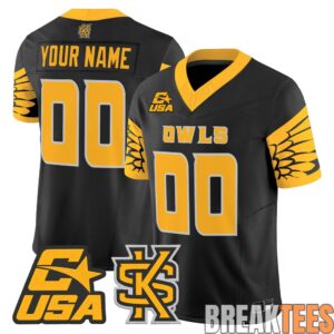 Kennesaw State Owls 2026 Limited Custom Football Jersey