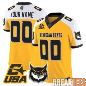 Kennesaw State Owls 2026 Limited Custom Football Jersey 4