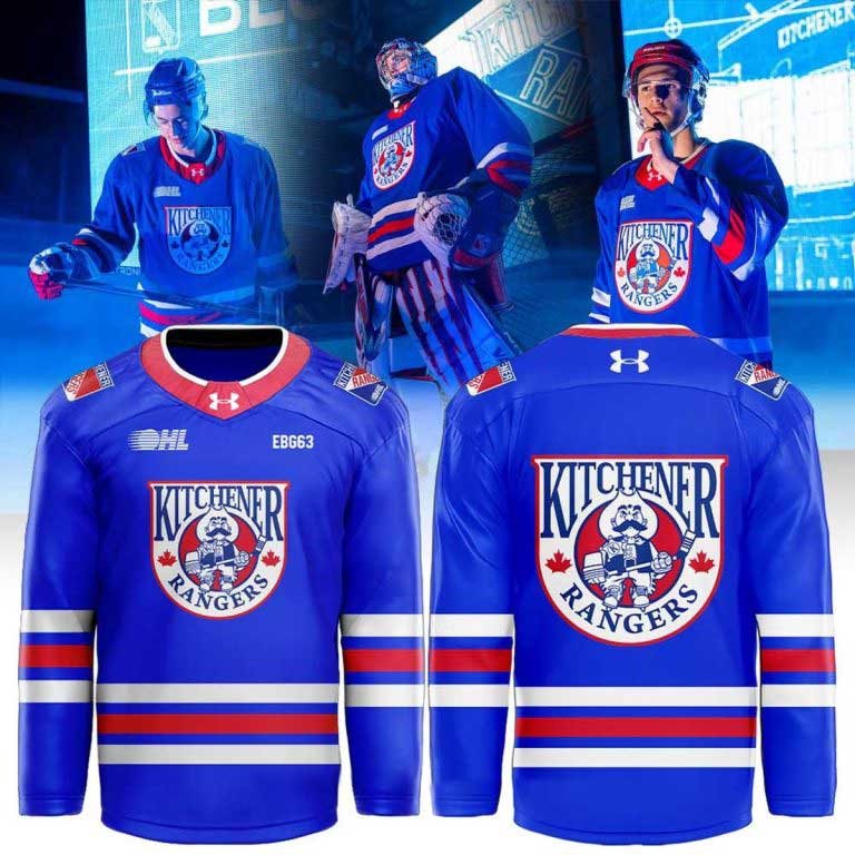 Kitchener Rangers 2026 Retro Night The Cowboy Rides Again Limited Jersey Kitchener Rangers 2026 Retro Night The Cowboy Rides Again Limited Jersey