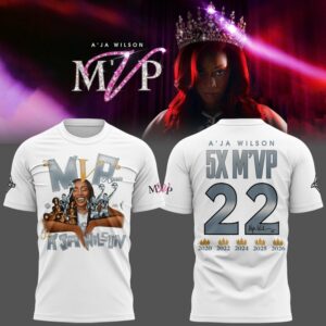 Las Vegas Aces A’ja Wilson 5X M'VP T-Shirt 2