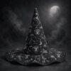 Los Angeles Chargers Halloween Moon Pumpkin Quilted Witch Hat