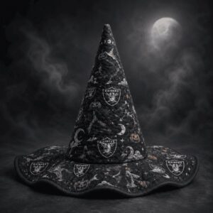 Las Vegas Raiders Halloween Quilted Witch Hat
