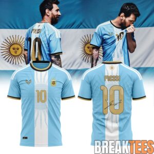 Lionel Messi Farewell Match Argentina National Team “Last Dance” Jersey 1