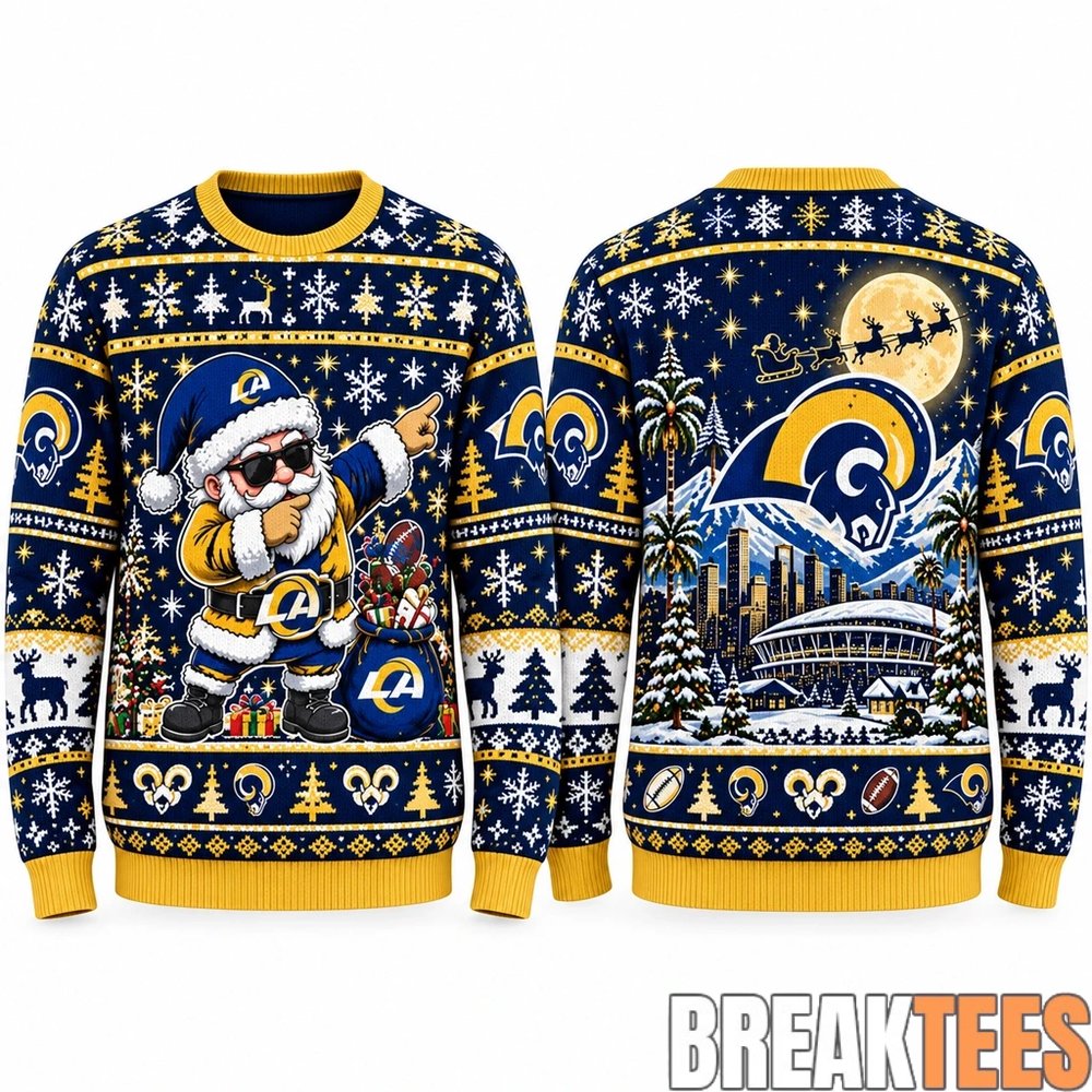 Los Angeles Rams Santa Claus Xmas 2026 Ugly Sweater Los Angeles Rams Santa Claus Xmas 2026 Ugly Sweater