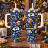 Miami Dolphins Special Tumbler 40oz with Handle Christmas For Fan