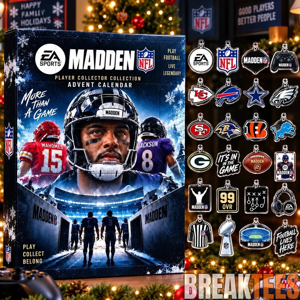 Madden Player Football Team Christmas Advent Calendar Madden Player Football Team Christmas Advent Calendar