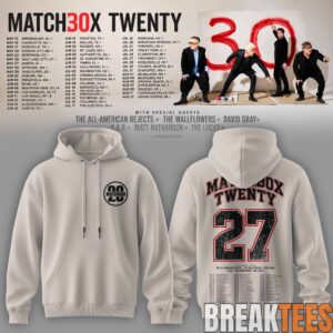 Matchbox Twenty 30 North American Tour 2027 Special Hoodie 2 Matchbox Twenty 30 North American Tour 2027 Special Hoodie 2