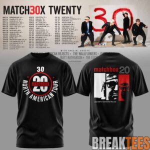 Matchbox Twenty 30 North American Tour 2027 T-Shirt 1