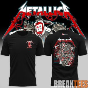 Metallic Life Burns Faster Las Vegas 2026 Tour T-Shirt 6
