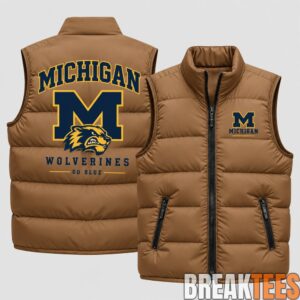 Michigan Wolverines 2026 Military Appreciation Puffer Vest