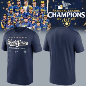 Milwaukee Brewers 2026 National League World Series Champions T-Shirt