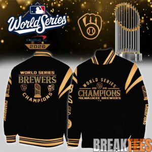 Milwaukee Brewers 2026 World Series Champions Bomber Jacket 1