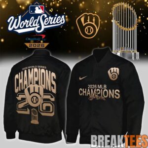 Milwaukee Brewers 2026 World Series Champions Bomber Jacket 2
