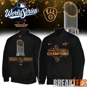 Milwaukee Brewers 2026 World Series Champions Bomber Jacket 3