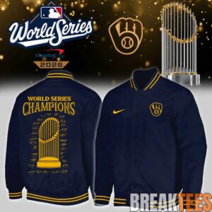 Milwaukee Brewers 2026 World Series Champions Bomber Jacket 4