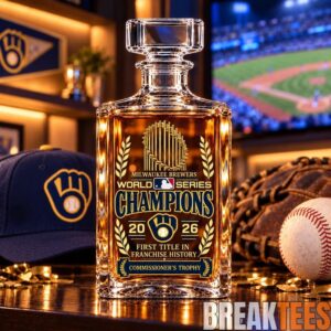 Milwaukee Brewers 2026 World Series Champions Collectible Decanter – First Title in Franchise History 1