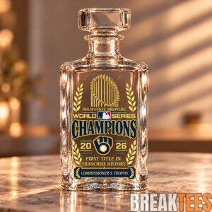 Milwaukee Brewers 2026 World Series Champions Collectible Decanter – First Title in Franchise History 2