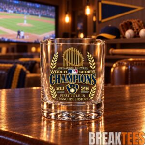 Milwaukee Brewers 2026 World Series Champions Glass 2 Milwaukee Brewers 2026 World Series Champions Glass 2