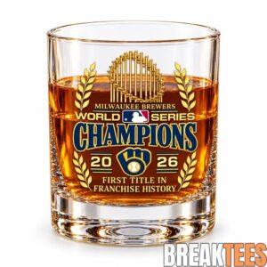 Milwaukee Brewers 2026 World Series Champions Glass 3 Milwaukee Brewers 2026 World Series Champions Glass 3
