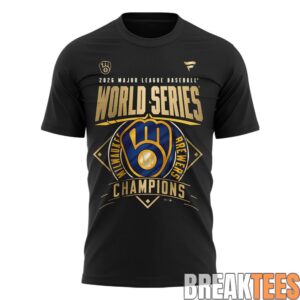 Milwaukee Brewers 2026 World Series Champions T- Shirt 1