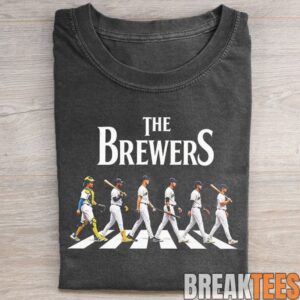 Milwaukee Brewers Abbey Road Walk T-Shirt 2