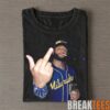 Milwaukee Brewers Jake Bauers Standing LEGO Style Signature T-Shirt
