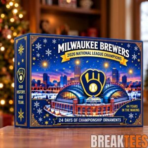 Milwaukee Brewers NLCS Champions 2026 Advent Calendar 1