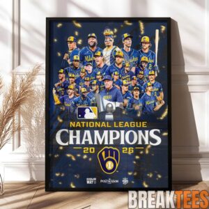 Milwaukee Brewers NLCS Champions 2026 Limited Edition Poster 1 Milwaukee Brewers NLCS Champions 2026 Limited Edition Poster 1