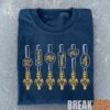 Milwaukee Brewers Jake Bauers Wearing a Cap Signature Portrait T-Shirt
