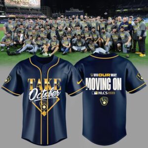 Milwaukee Brewers Take October - NL Central Division Champions 2026 Baseball Jersey 1 Milwaukee Brewers Take October - NL Central Division Champions 2026 Baseball Jersey 1