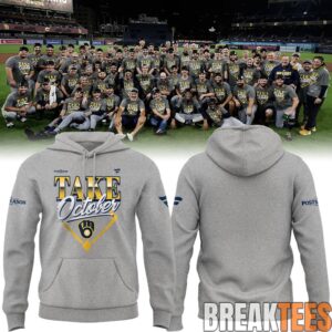 Milwaukee Brewers Take October - NL Central Division Champions 2026 Hoodie 1