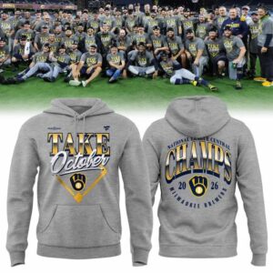 Milwaukee Brewers Take October - NL Central Division Champions 2026 Hoodie 2
