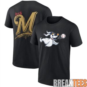 Milwaukee Brewers x Nightmare Halloween 2026 Collection T-Shirt 3
