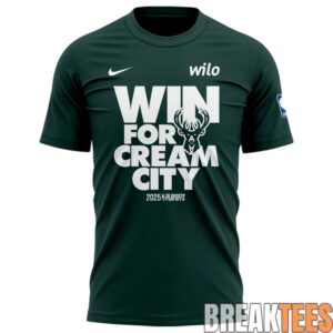 Milwaukee Bucks New Win For Cream City Shirt 1