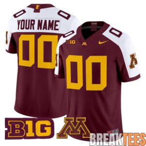 Minnesota Golden Gophers 2026 Custom Football Jersey 4