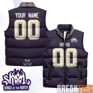 Minnesota Vikings 2026 Rivalries Custom Puffer Vest