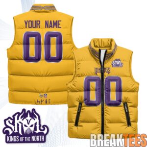 Minnesota Vikings 2026 Rivalries Custom Puffer Vest 2