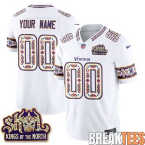 Minnesota Vikings Latino Heritage Month Custom Football Jersey