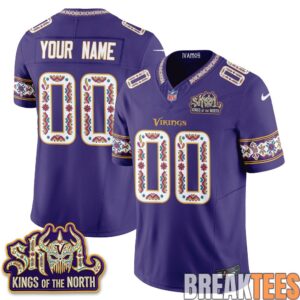 Minnesota Vikings Latino Heritage Month Custom Football Jersey 2