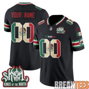 Minnesota Vikings Mexico Edition Custom Football Jersey 1